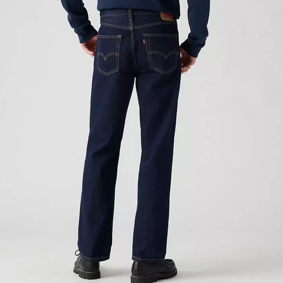 NWT - Levi’s 550 Relaxed Fit Men’s Jeans, Rinse Dark Wash - Non Stretch - 30x30 - Picture 2 of 8